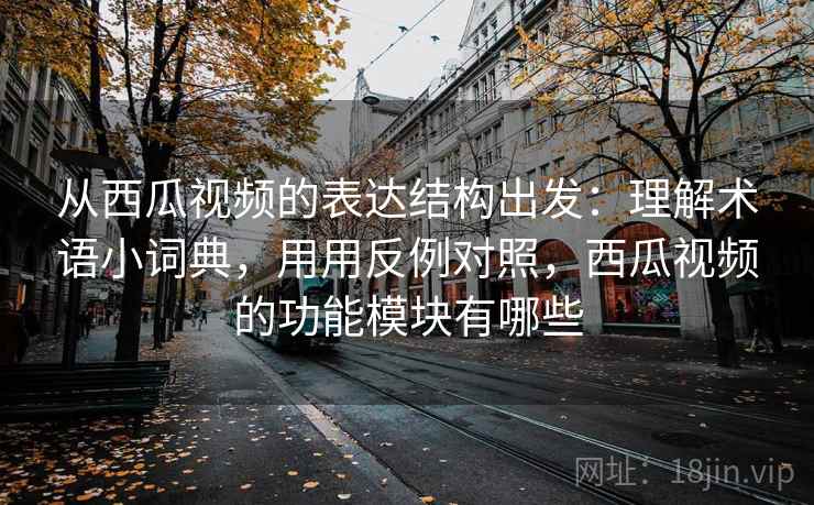 从西瓜视频的表达结构出发：理解术语小词典，用用反例对照，西瓜视频的功能模块有哪些